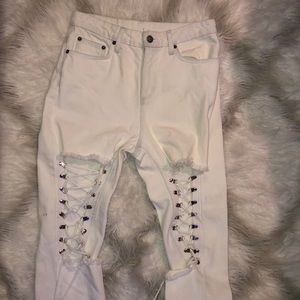 LF TIE UP JEANS